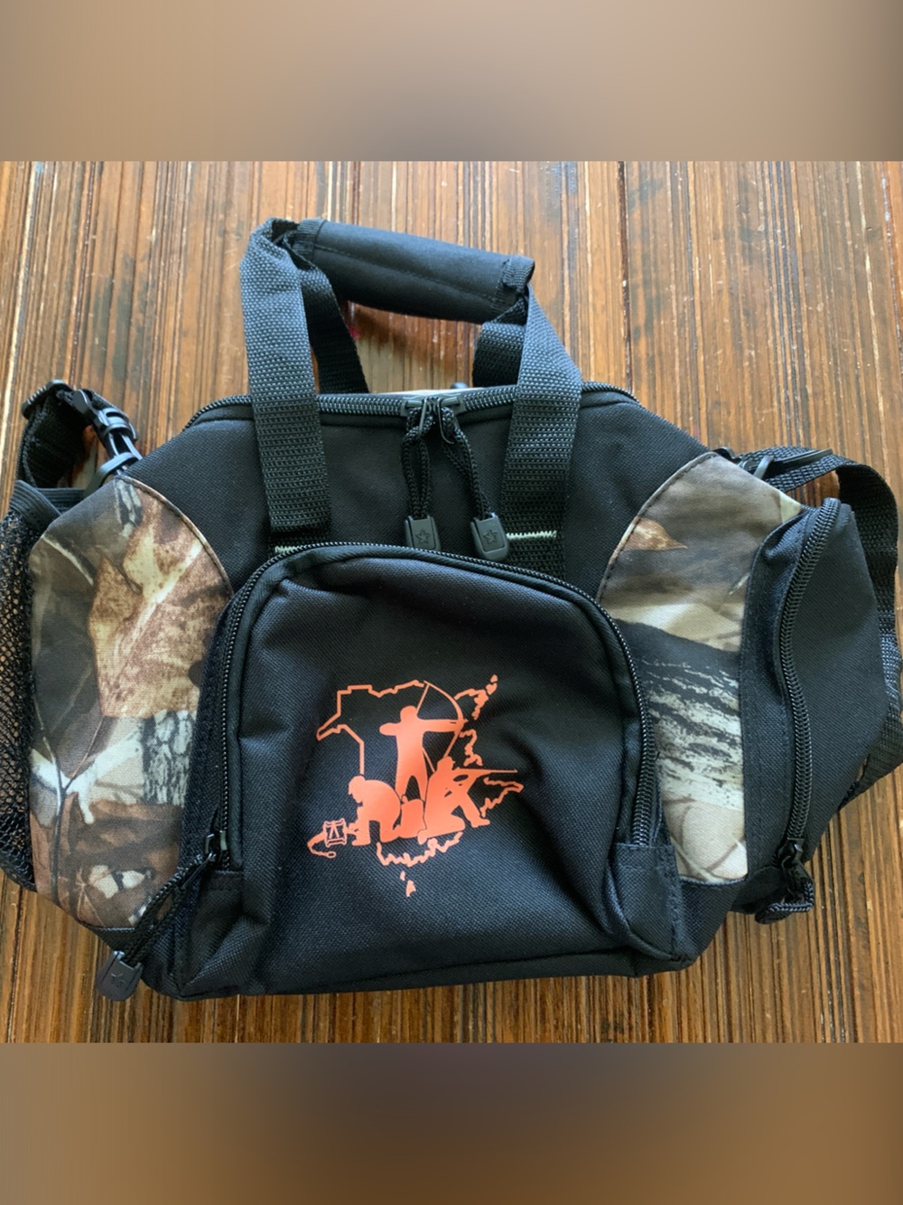 Black and Camo Men's Outdoor Utility/Lunch Bag
